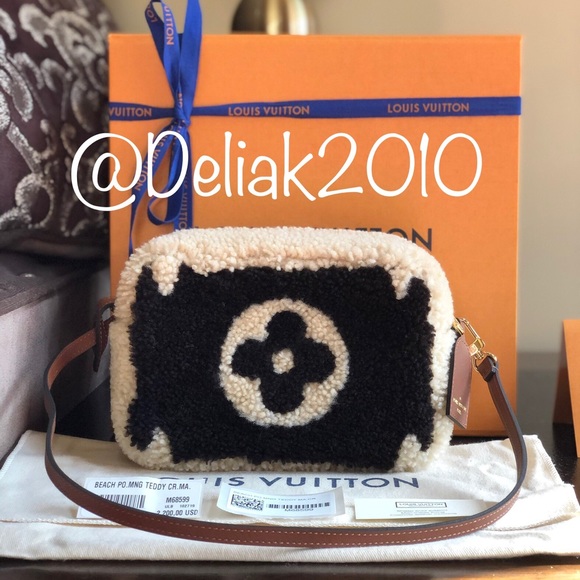 NEW Louis Vuitton Teddy Beach Pouch EXCLUSIVE 😍 - Picture 2 of 8
